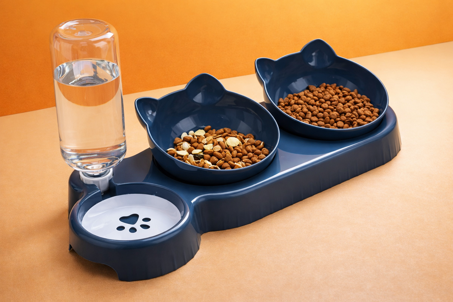 WhiskerCare™ - Die Ergonomische Futter- und Trinkstation 🐾