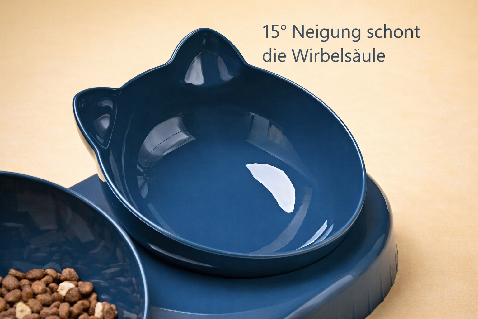 WhiskerCare™ - Die Ergonomische Futter- und Trinkstation 🐾