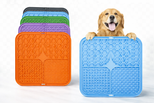 LickiRelax™ Schleckmatte mit Anti-Rutsch-Saugknöpfen