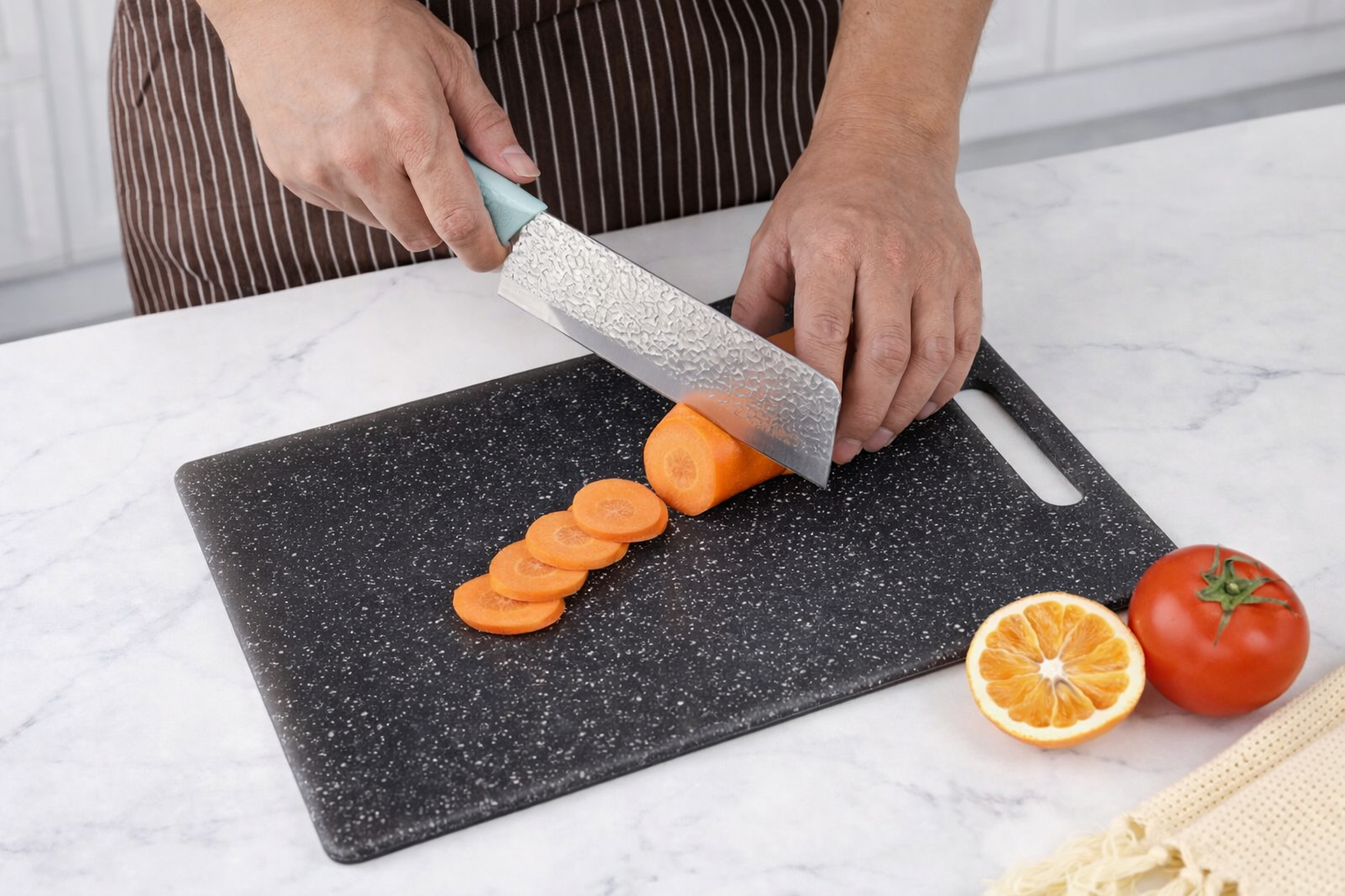 PureCut™ – Das hygienische Marmor-Schneidebrett gegen Bakterien & Mikroplastik 🔪