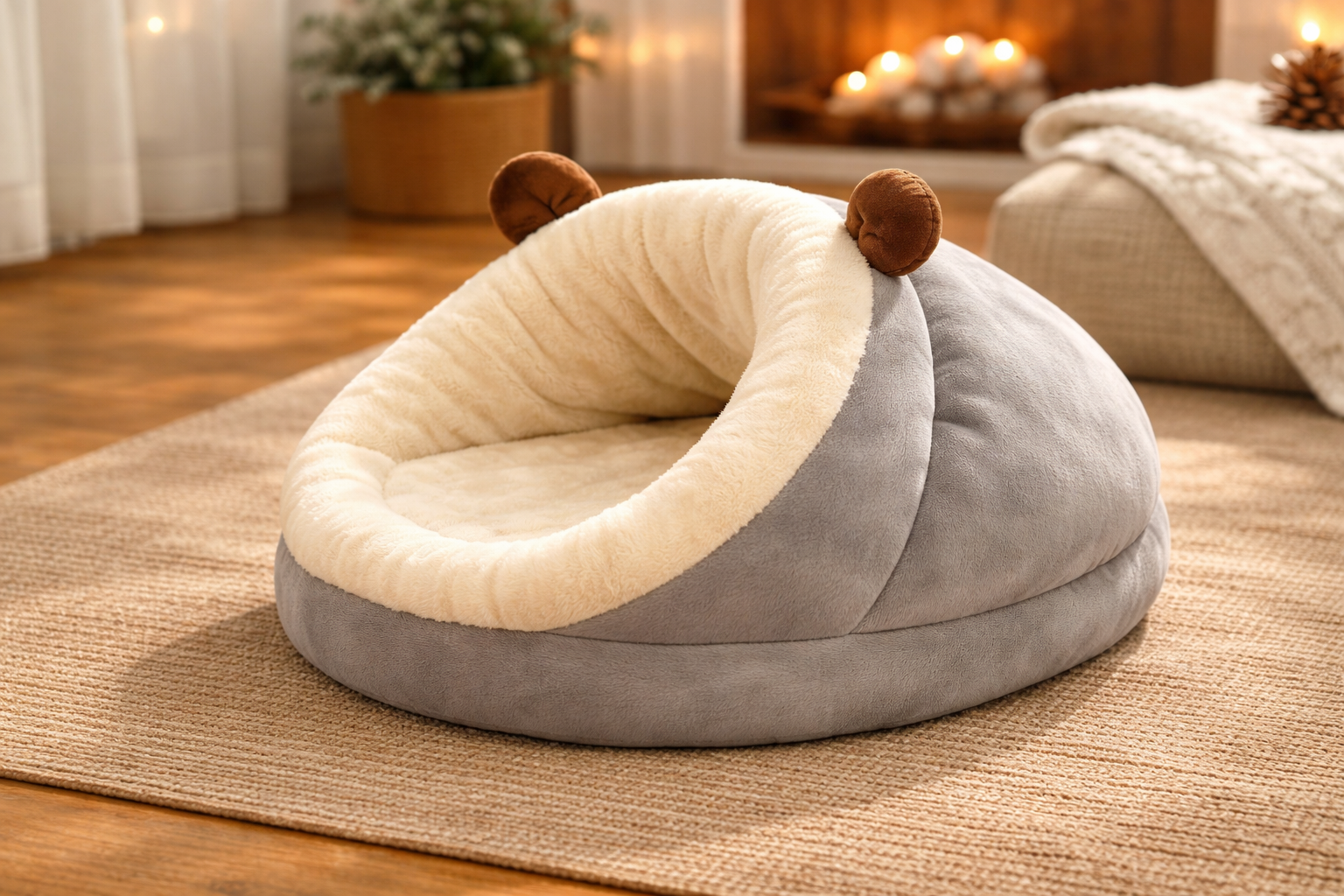 🐾 Fellzipfel Winterhöhle für kalte Tage ❄️🐶