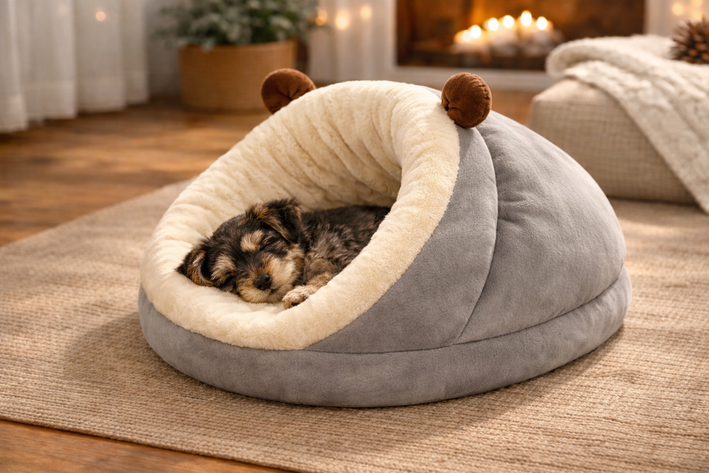 🐾 Fellzipfel Winterhöhle für kalte Tage ❄️🐶