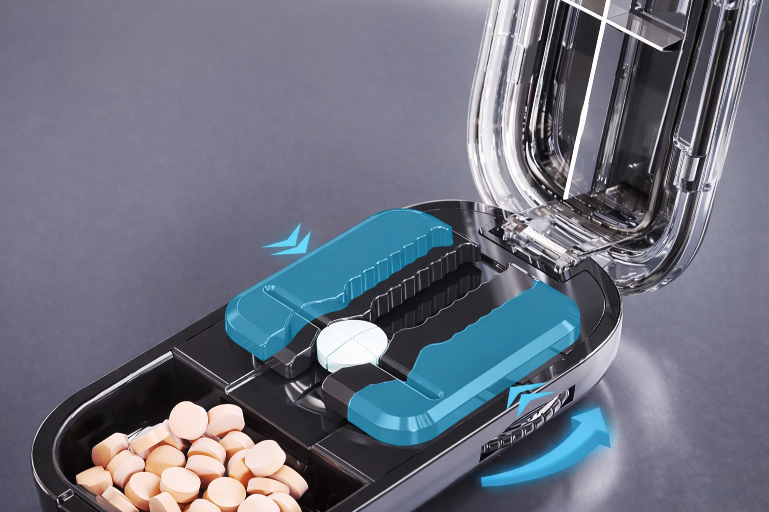 PillEase Duo 💊🐾– Die smarte Lösung zum Teilen & Aufbewahren von Tabletten