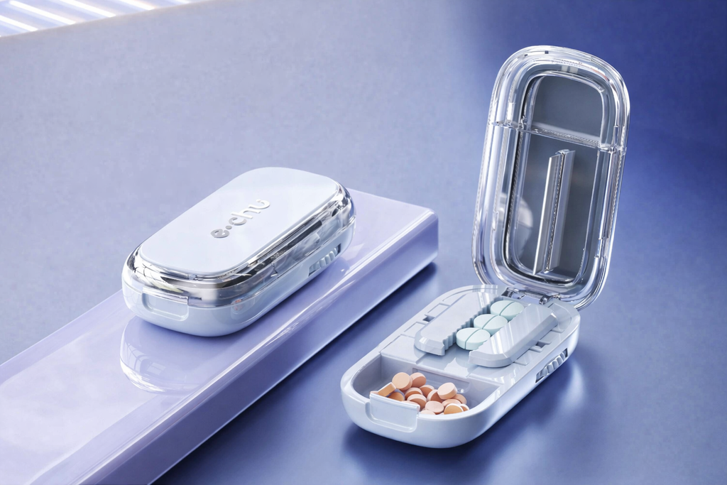 PillEase Duo 💊🐾– Die smarte Lösung zum Teilen & Aufbewahren von Tabletten