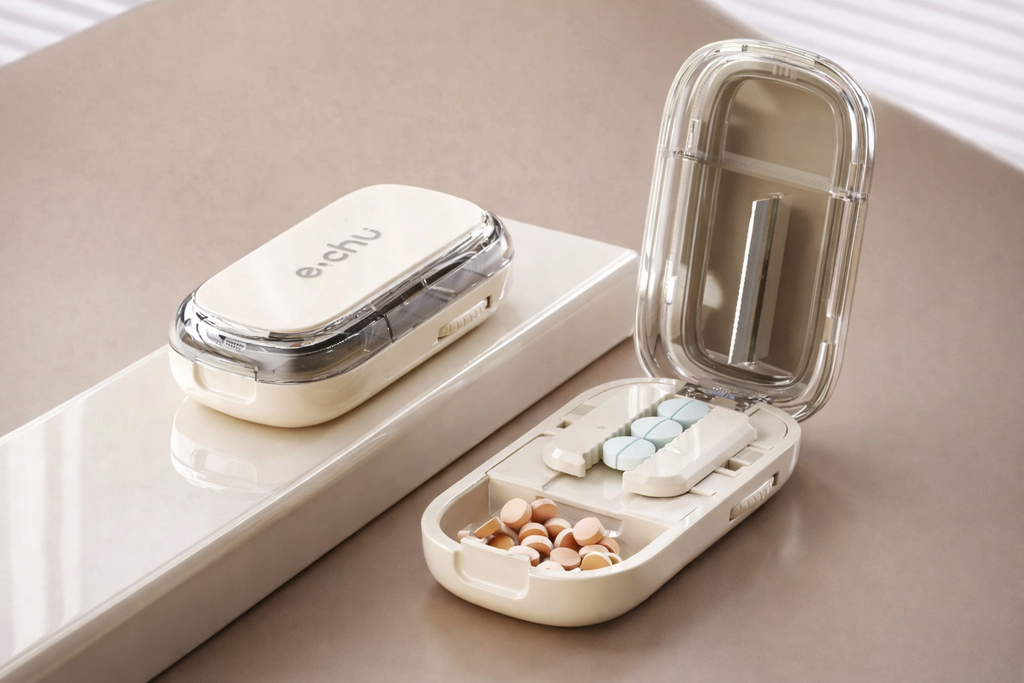 PillEase Duo 💊🐾– Die smarte Lösung zum Teilen & Aufbewahren von Tabletten