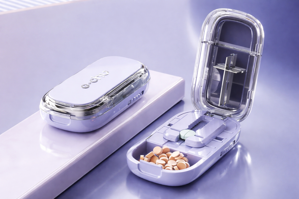 PillEase Duo 💊🐾– Die smarte Lösung zum Teilen & Aufbewahren von Tabletten