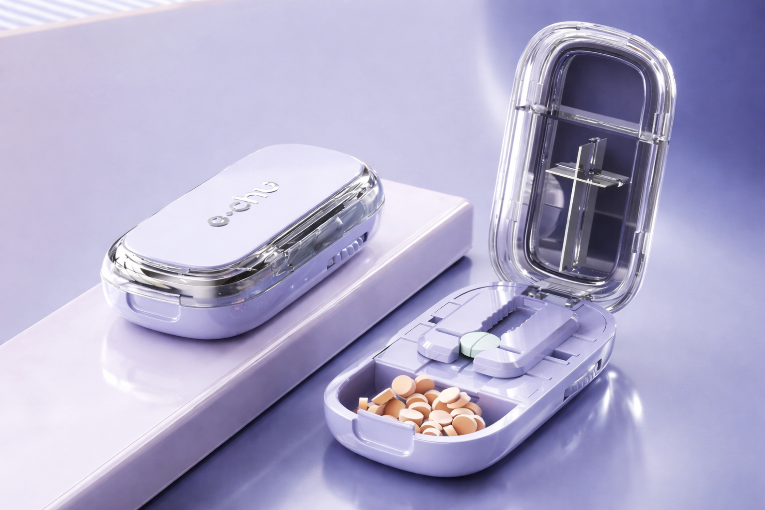 PillEase Duo 💊🐾– Die smarte Lösung zum Teilen & Aufbewahren von Tabletten