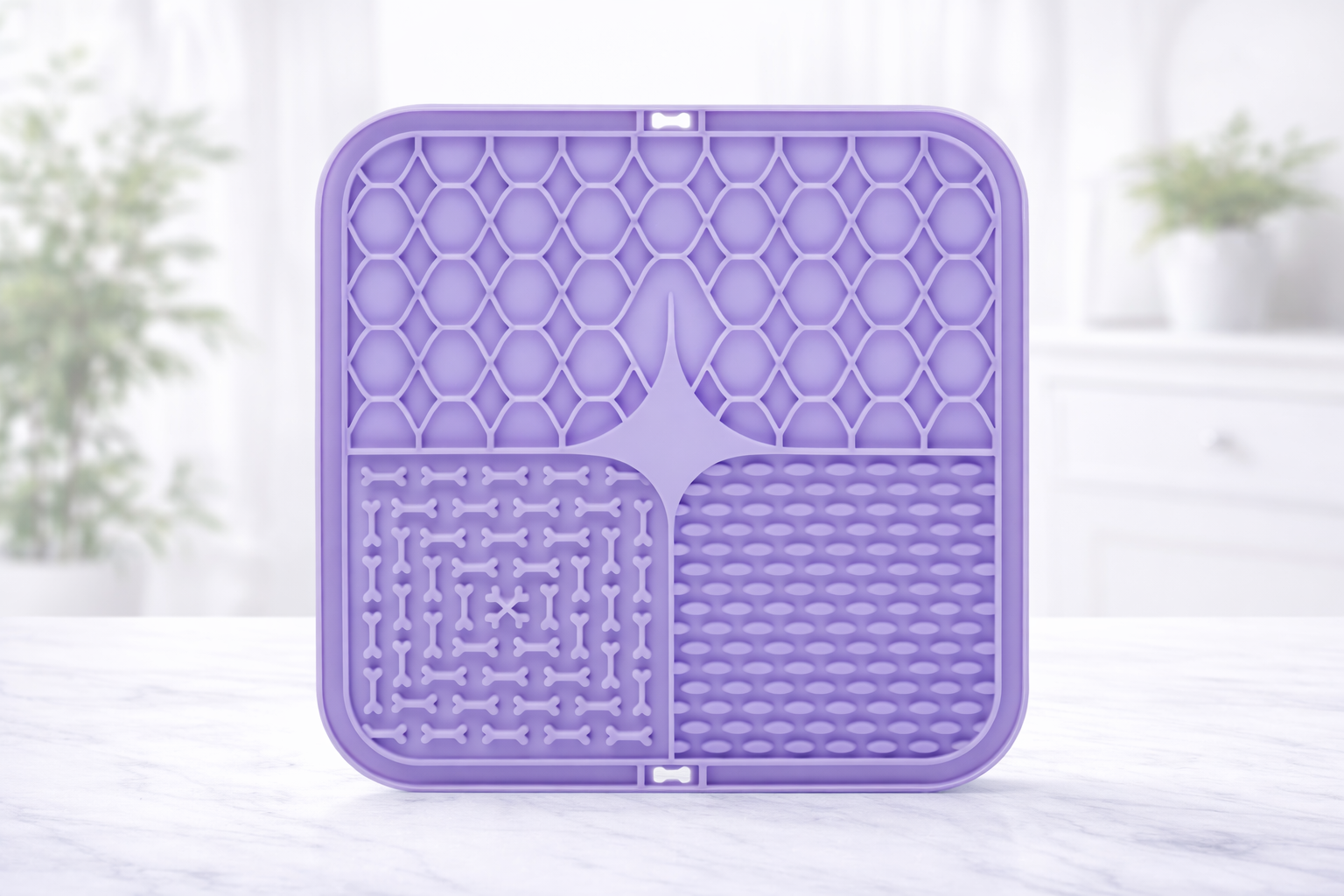 LickiRelax™ Schleckmatte mit Anti-Rutsch-Saugknöpfen