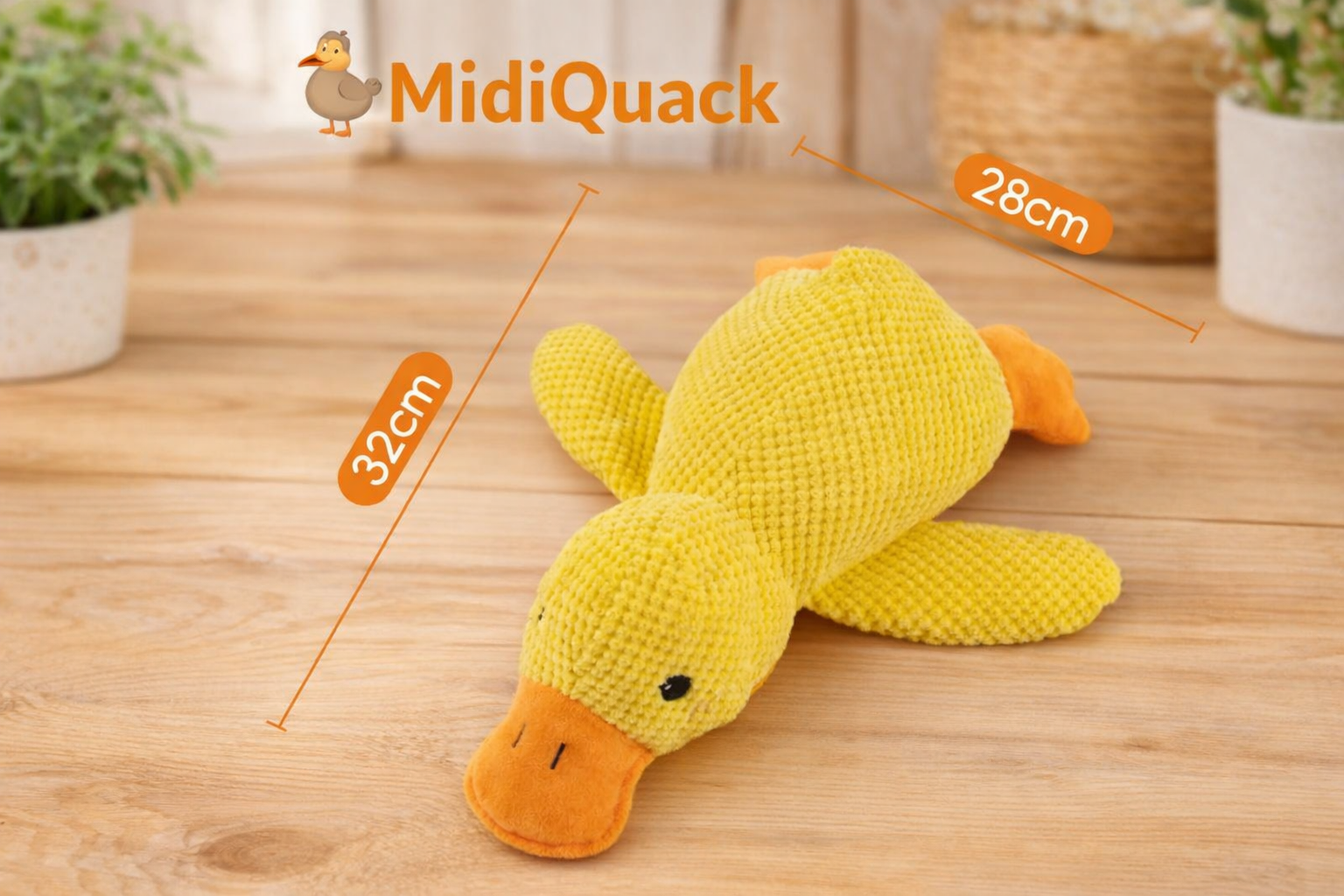 🐤 ColorDuck™ – Das sichtbare Kuschel- & Spielwunder für Hunde