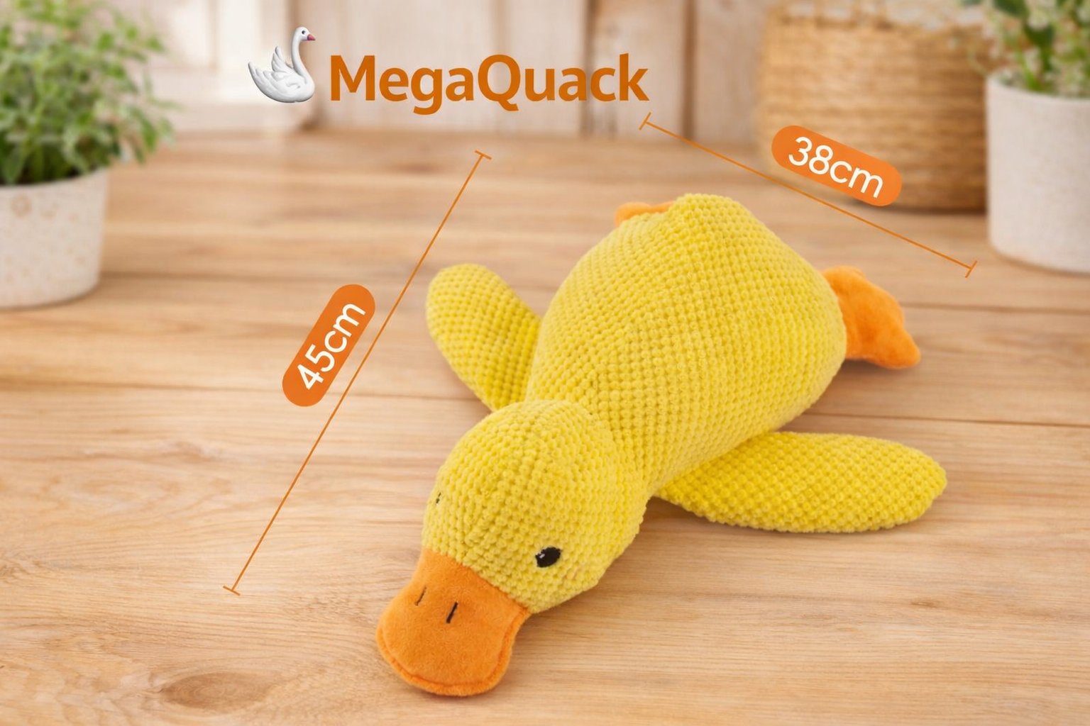 🐤 ColorDuck™ – Das sichtbare Kuschel- & Spielwunder für Hunde