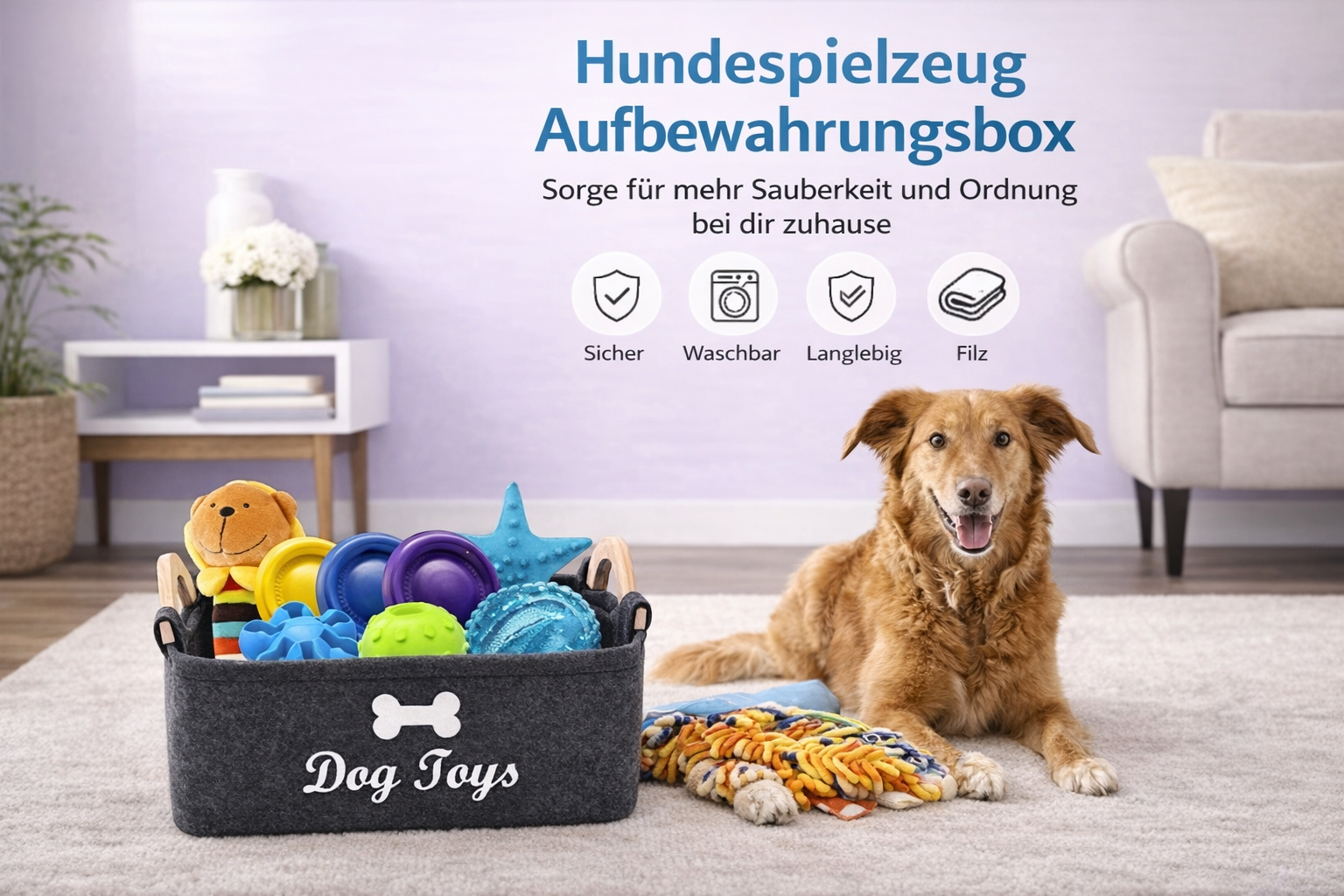 🐾 ToyNest – Die stilvolle Ordnungs-Oase für glückliche Hunde 🦴✨