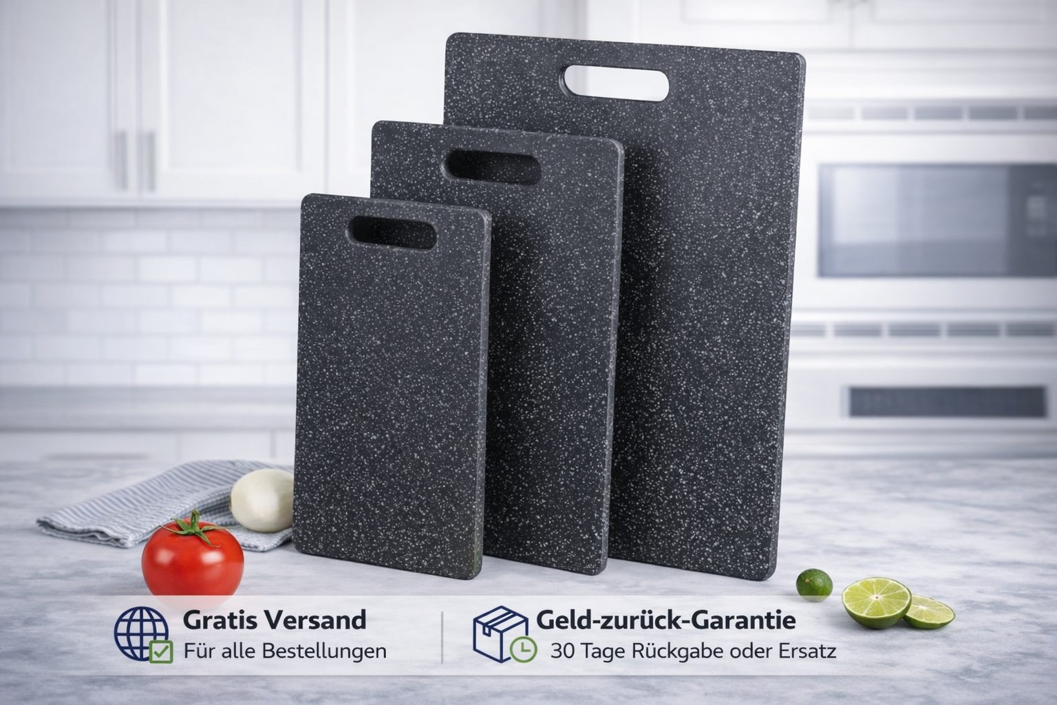 PureCut™ – Das hygienische Marmor-Schneidebrett gegen Bakterien & Mikroplastik 🔪