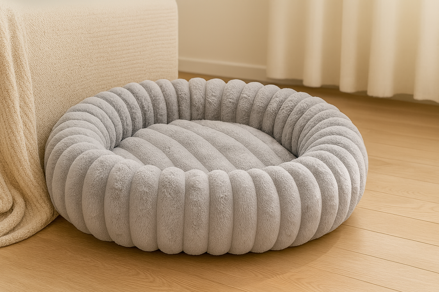 🌸 CozyBloom – Anti-Stress Kuschel-Hundebett für Geborgenheit & Tiefenentspannung