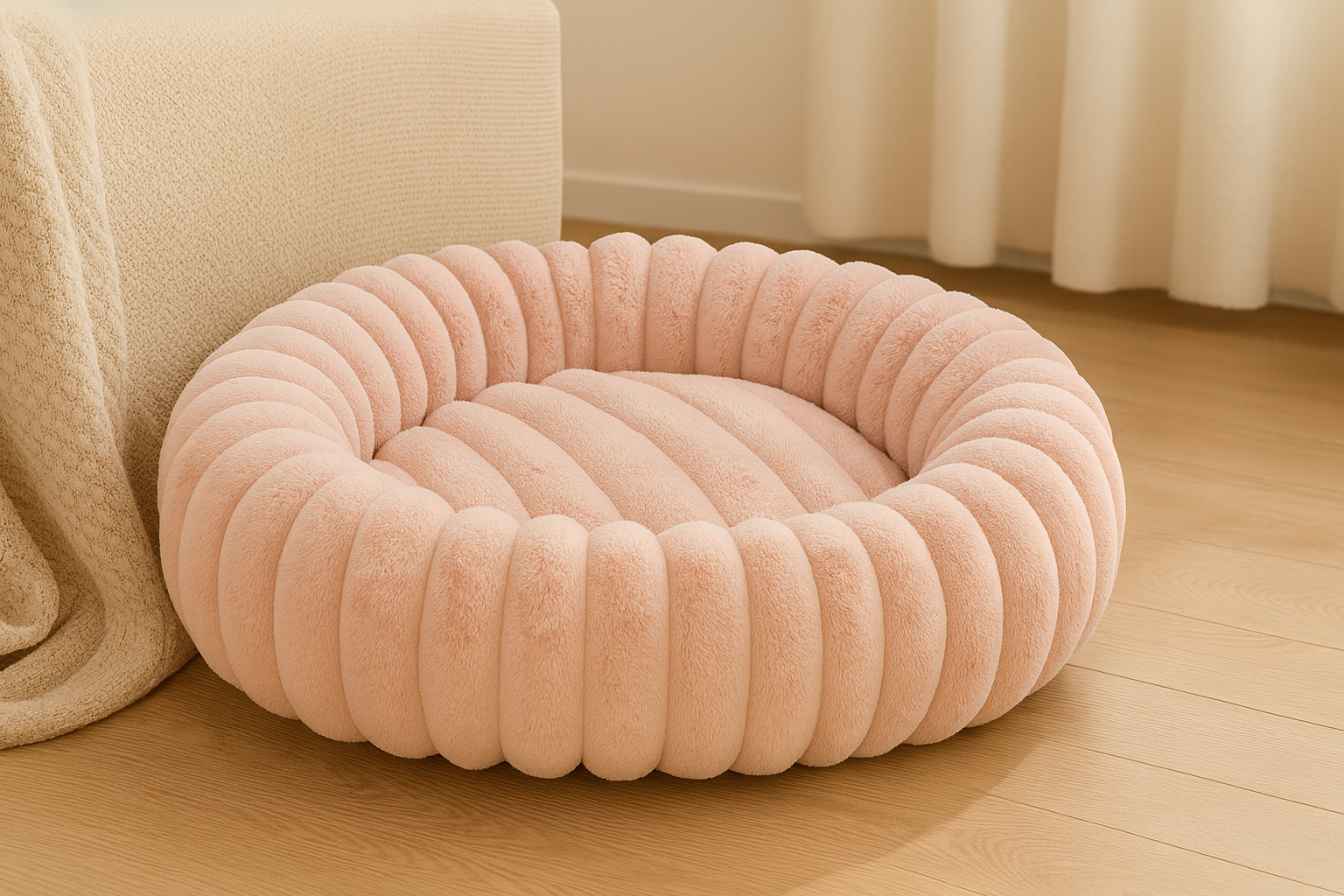 🌸 CozyBloom – Anti-Stress Kuschel-Hundebett für Geborgenheit & Tiefenentspannung