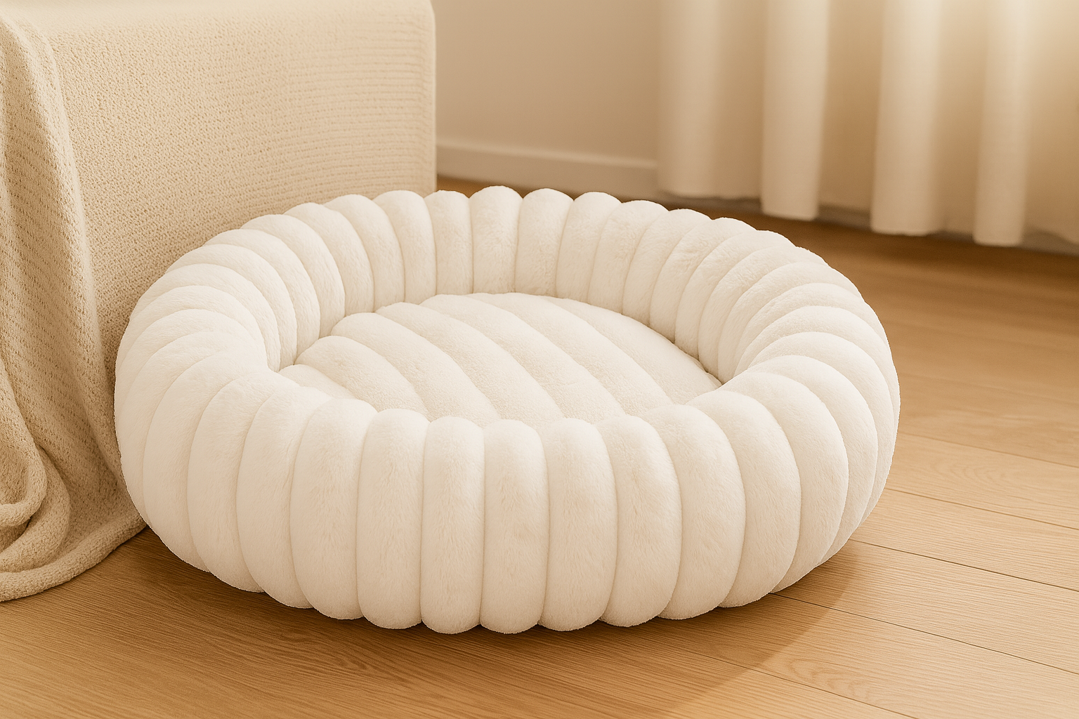 🌸 CozyBloom – Anti-Stress Kuschel-Hundebett für Geborgenheit & Tiefenentspannung