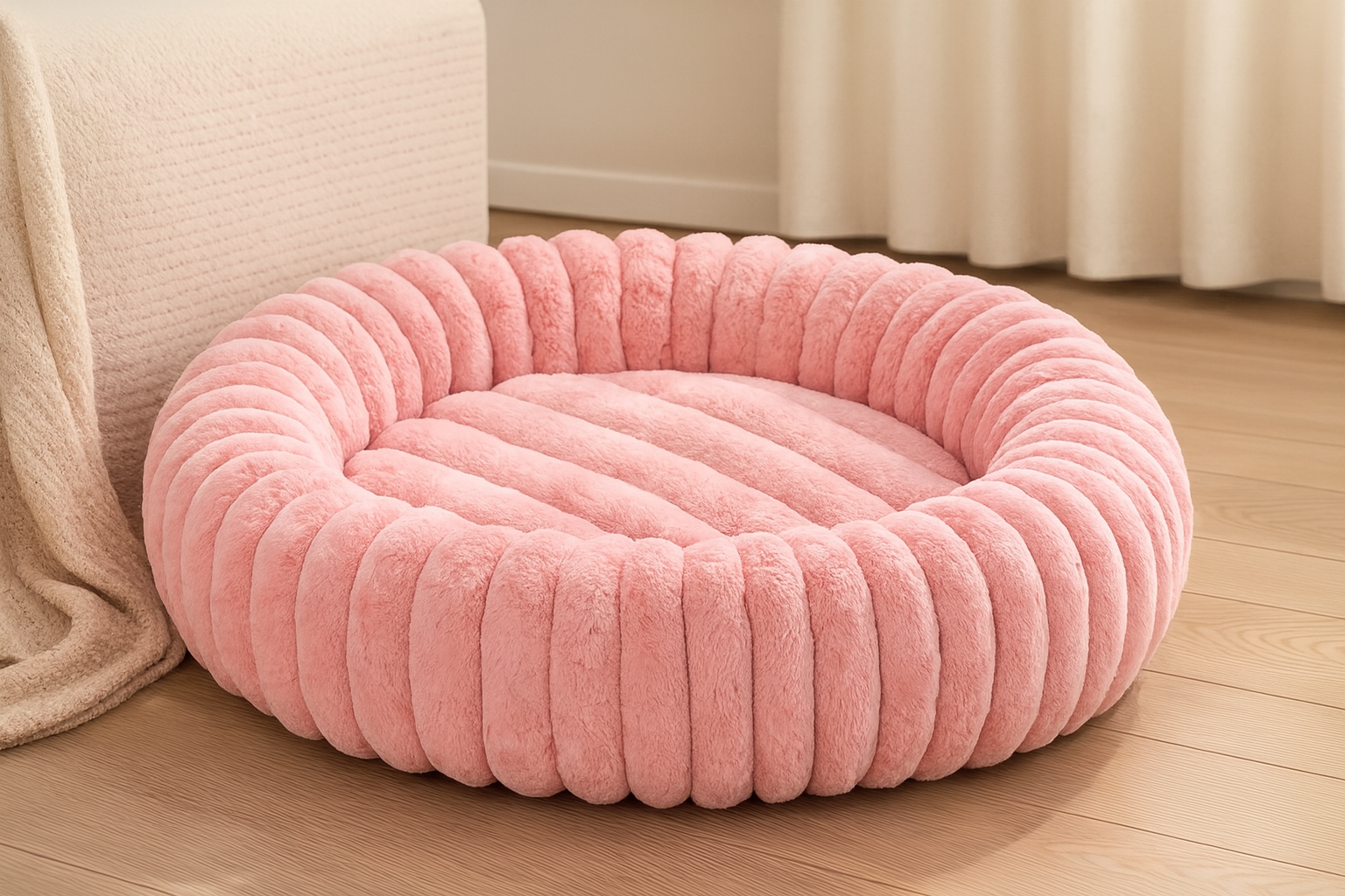 🌸 CozyBloom – Anti-Stress Kuschel-Hundebett für Geborgenheit & Tiefenentspannung