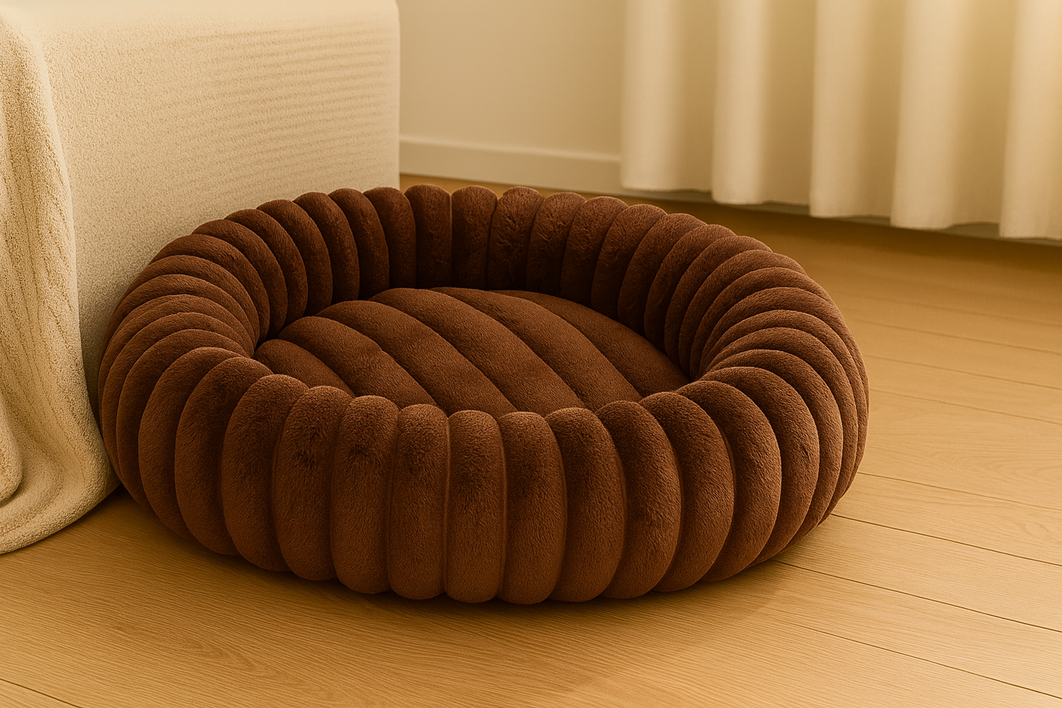 🌸 CozyBloom – Anti-Stress Kuschel-Hundebett für Geborgenheit & Tiefenentspannung