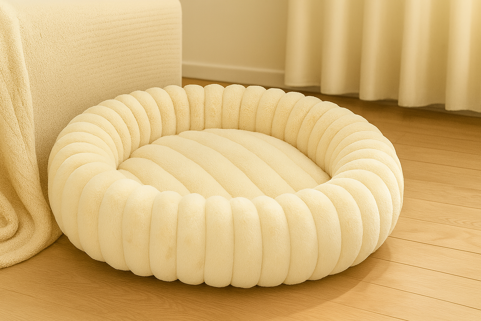 🌸 CozyBloom – Anti-Stress Kuschel-Hundebett für Geborgenheit & Tiefenentspannung